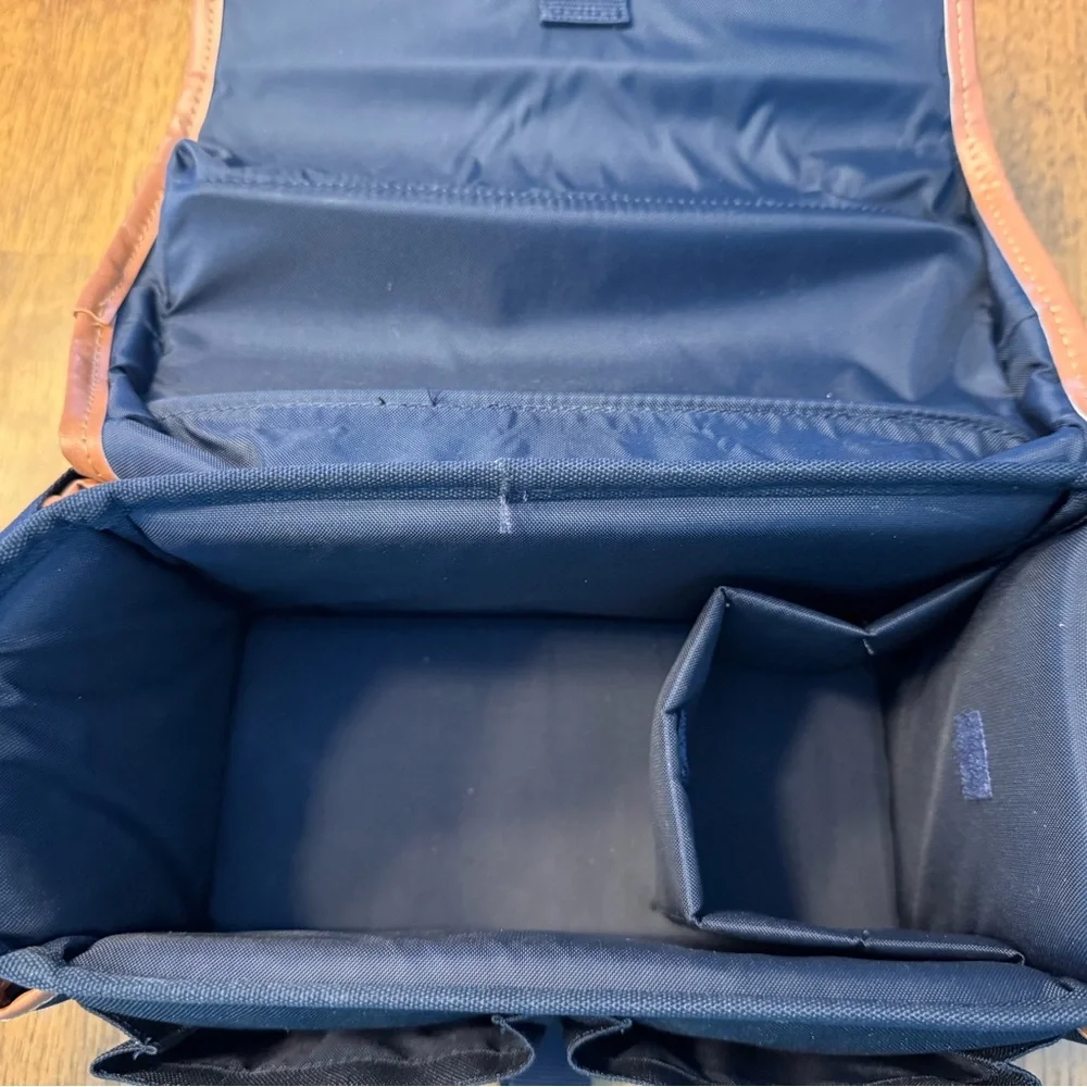 Samsonite Navy and Tan Men's Messenger Bag